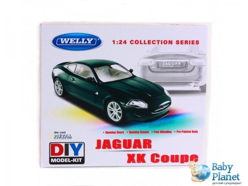 Машинка Jaguar XK Coupe, Welly