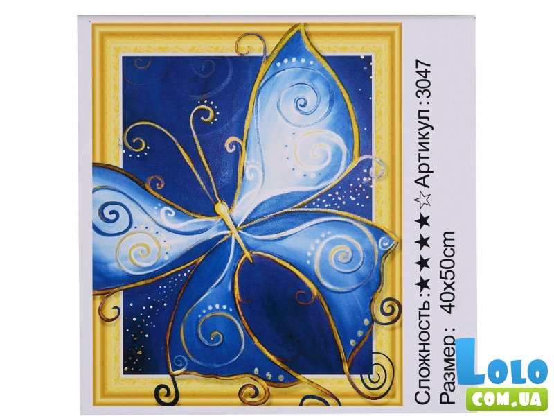 Алмазная мозаика Бабочки, TK Group (40х50 см)