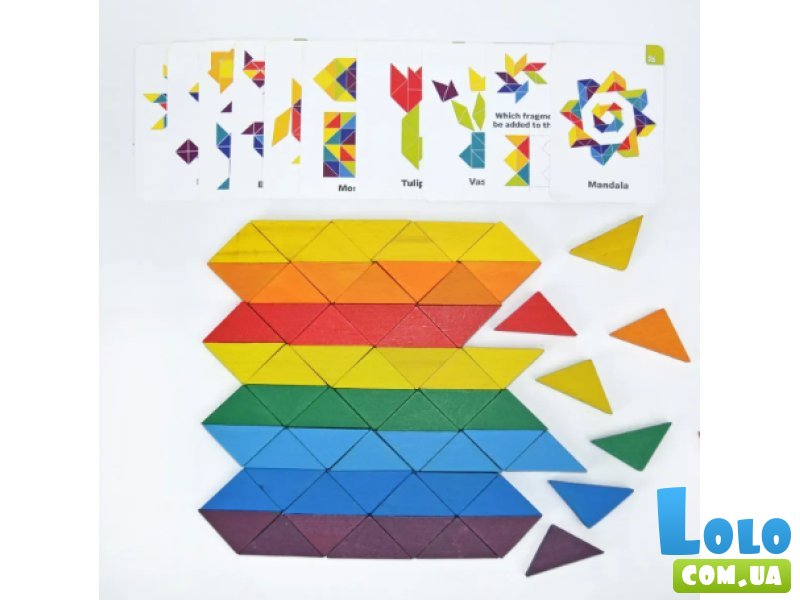 Деревянная треугольная мозаика, Igroteco