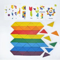 Деревянная треугольная мозаика, Igroteco