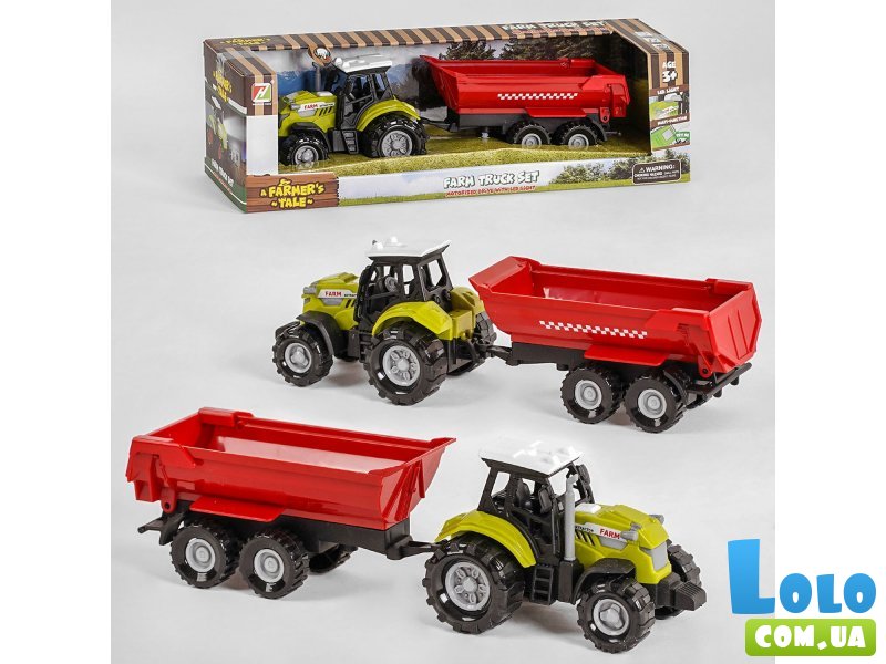 Трактор с прицепом