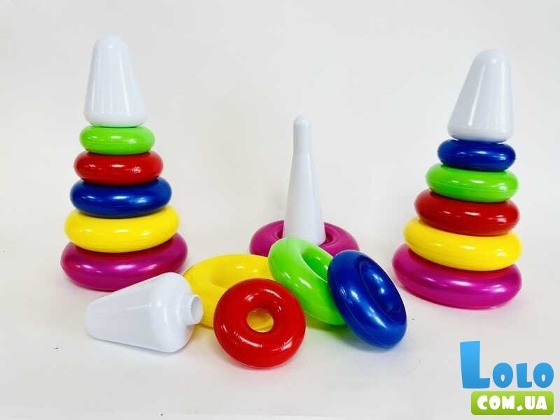 Пирамидка Радуга, Bamsic (в ассортименте)