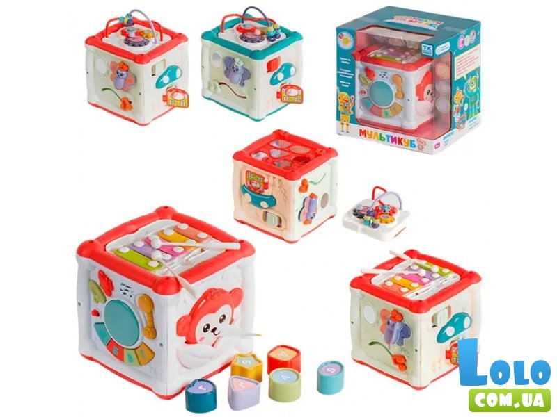Развивающая музыкальная игрушка Мультикуб, TK Group