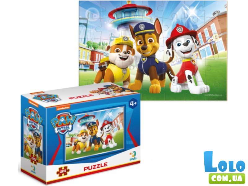 Пазл-мини Смелые друзья Paw Patrol, DoDo, 35 эл.