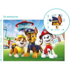 Пазл-мини Смелые друзья Paw Patrol, DoDo, 35 эл.