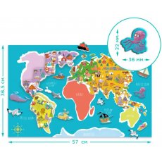 Магнитная игра Карта Мира, DoDo