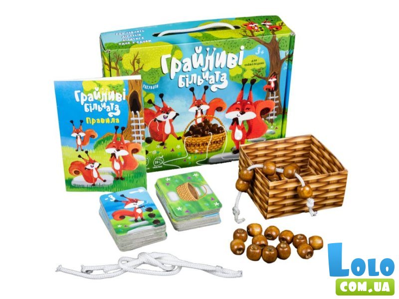 Настольная игра Игривые бельчата, Strateg