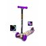 Самокат со светящимися колесами Scooter Maxi Цветок (фиолетовый)