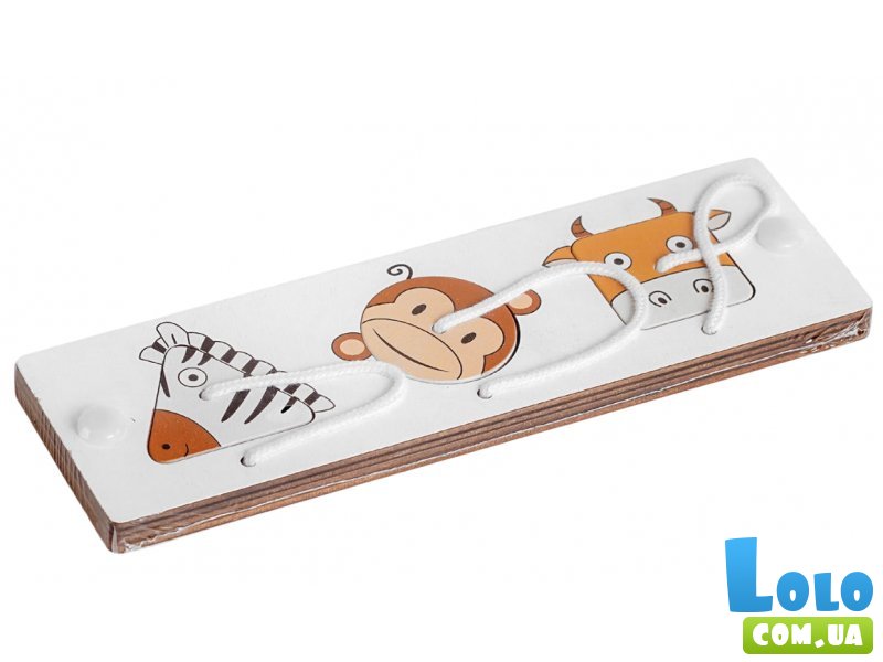 Деревянная логическая игра Животные