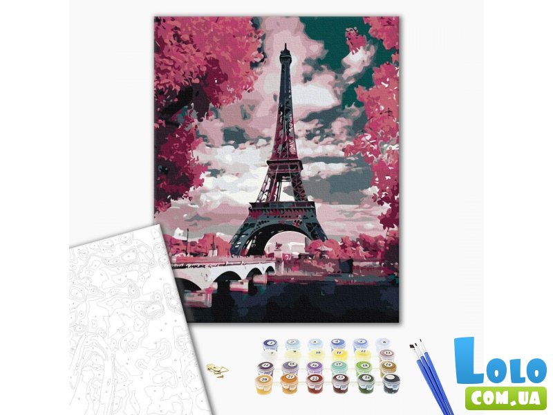 Картина по номерам Магнолии в Париже, Brushme (40х50 см)