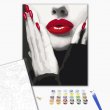 Картина по номерам Эффектный красный, Brushme (40х50 см)