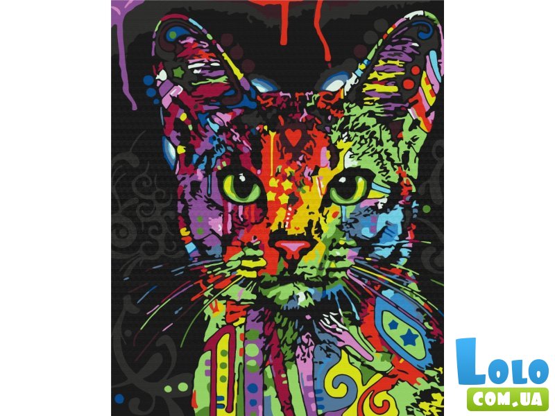 Картина по номерам Абиссинская кошка, Brushme (40х50 см)