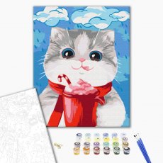 Картина по номерам Смаколик для котика, Brushme (40х50 см)