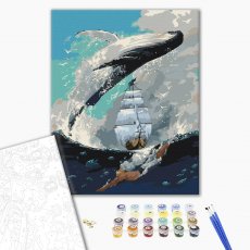 Картина по номерам Хозяин моря, Brushme (40х50 см)