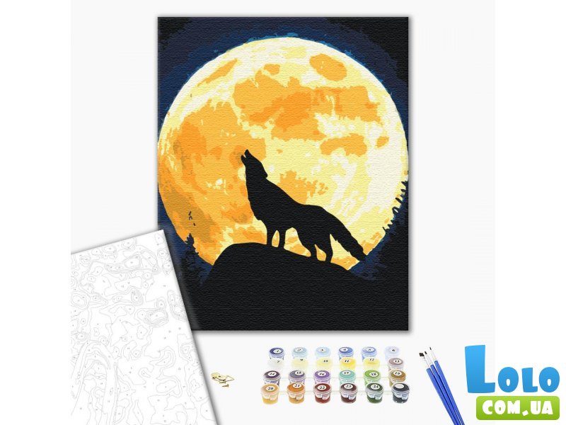 Картина по номерам Полнолуние, Brushme (40х50 см)