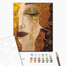 Картина по номерам Золотые слезы. Анн-Мари Зильберман, Brushme (40х50 см)