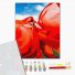 Премиум картина по номерам Женщина в красном, Brushme (40x50 см)