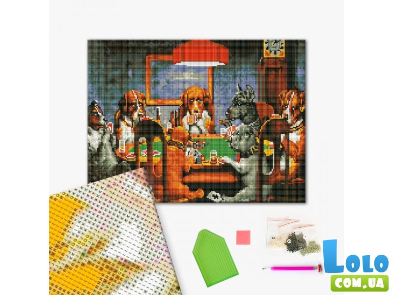 Алмазная мозаика Покер, Brushme (40x50 см)