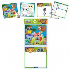 Настольная игра 4 в 1 Зверюшки, Vladi Toys (укр.)