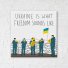 Постер Музыка свободы © Алена Жук, Brushme (50х50 см)