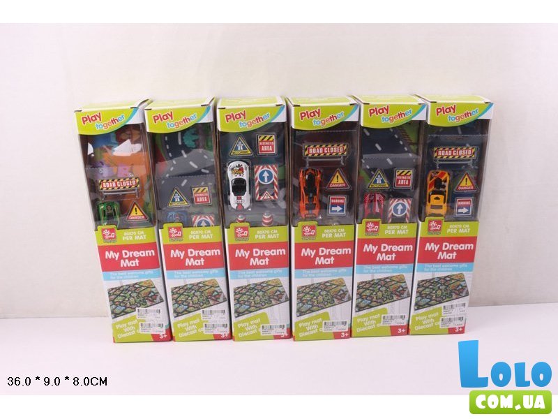 Машина с ковриком и аксессуарами (в ассортименте)