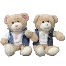 Мягкая игрушка Стильный медвежонок, 30 см (в ассортименте)