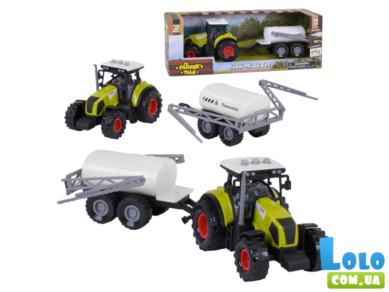 Трактор с прицепом