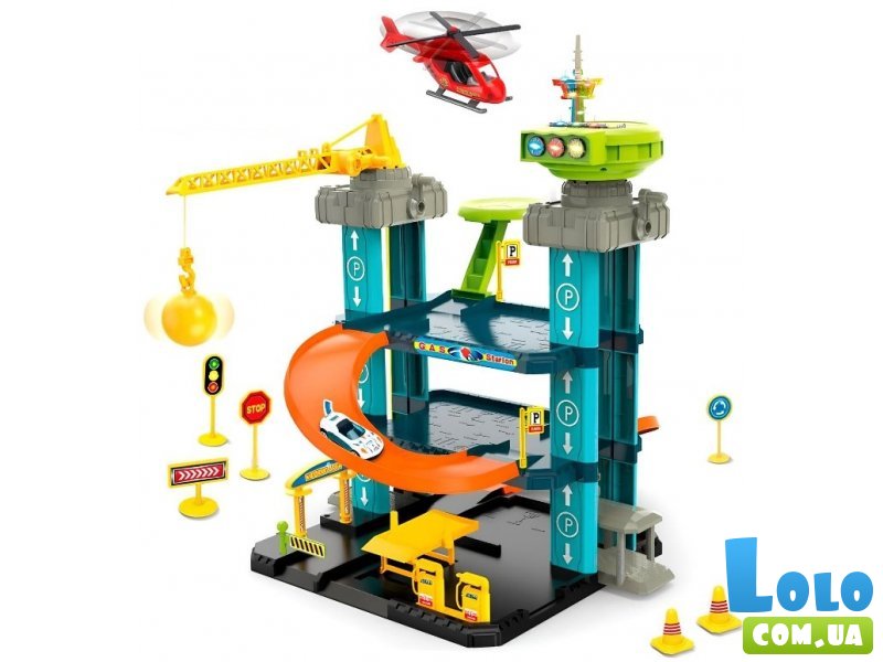 Парковка с машинами