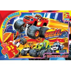 Пазлы Blaze, G-Toys, 35 эл.