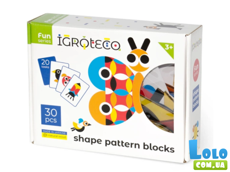 Фигурная мозаика, 30 эл. (в ассортименте)