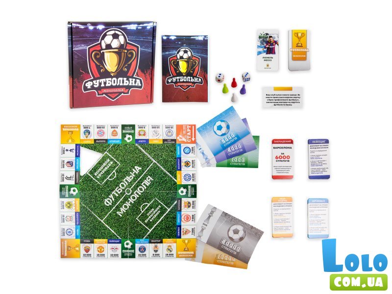 Настольная игра Футбольная монополия, Strateg, укр.