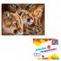 Алмазная мозаика и картина по номерам 2 в 1 Дикая кошка (40х50 см)