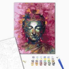 Картина по номерам Будда в розовых оттенках, Brushme (40х50 см)