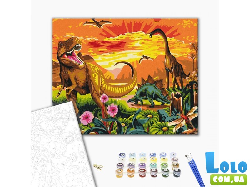 Картина по номерам Мир прошлого, Brushme (40х50 см)