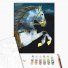 Картина по номерам Скакун в сумерках с золотой краской, Brushme (40х50 см)