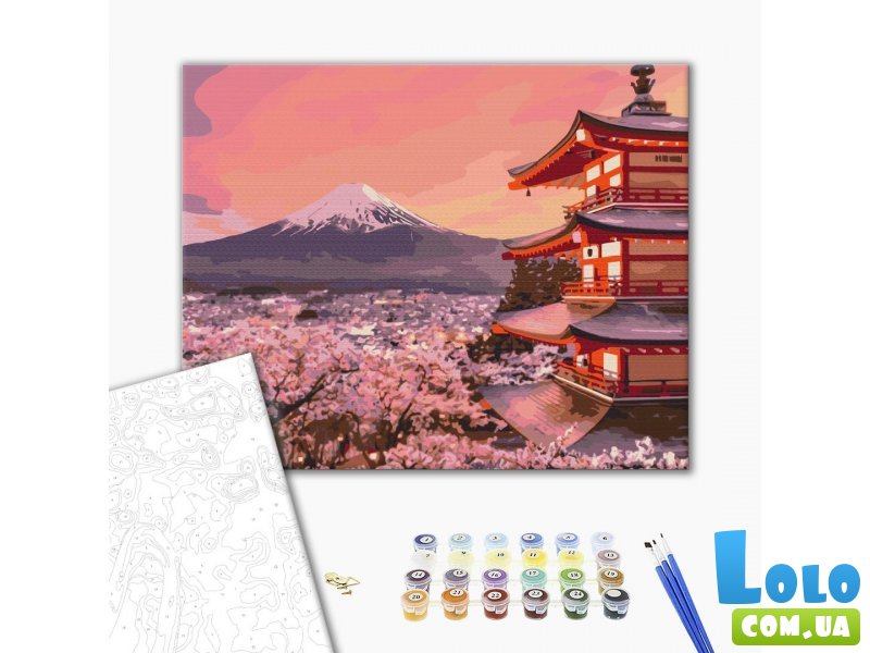 Картина по номерам Традиционная Япония, Brushme (40х50 см)