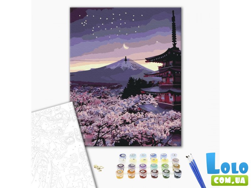 Картина по номерам Вечерняя Япония, Brushme (40х50 см)