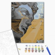 Картина по номерам Картина Сальвадора Далее по мотивам «Председатели Джулиано Медичи» Микеланджело, Brushme (40х50 см)