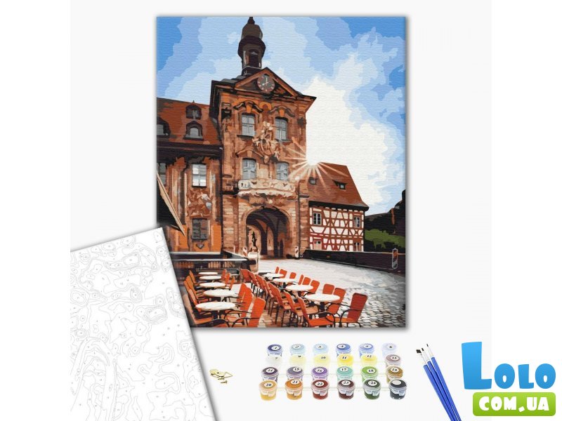 Картина по номерам Старая ратуша Бамберга, Brushme (40х50 см)