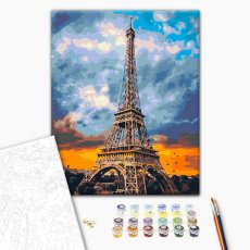 Картина по номерам Железная дама Парижа, Brushme (40х50 см)