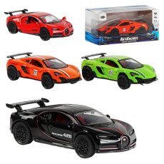Машина металлопластиковая Bugatti Chiron, АвтоЕксперт (в ассортименте)
