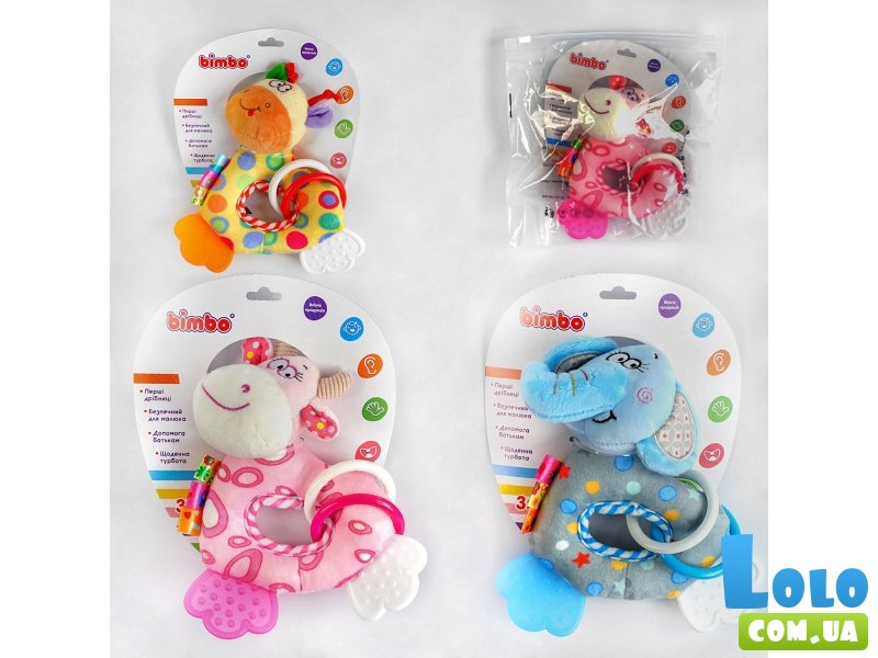Погремушка мягкая, Bimbo (в ассортименте)