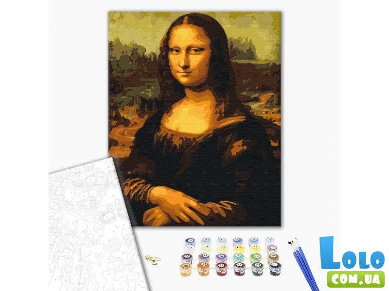 Картина по номерам Мона Лиза, Brushme (40х50 см)