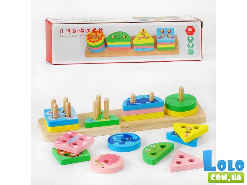 Деревянная игра Геометрика