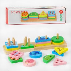 Деревянная игра Геометрика