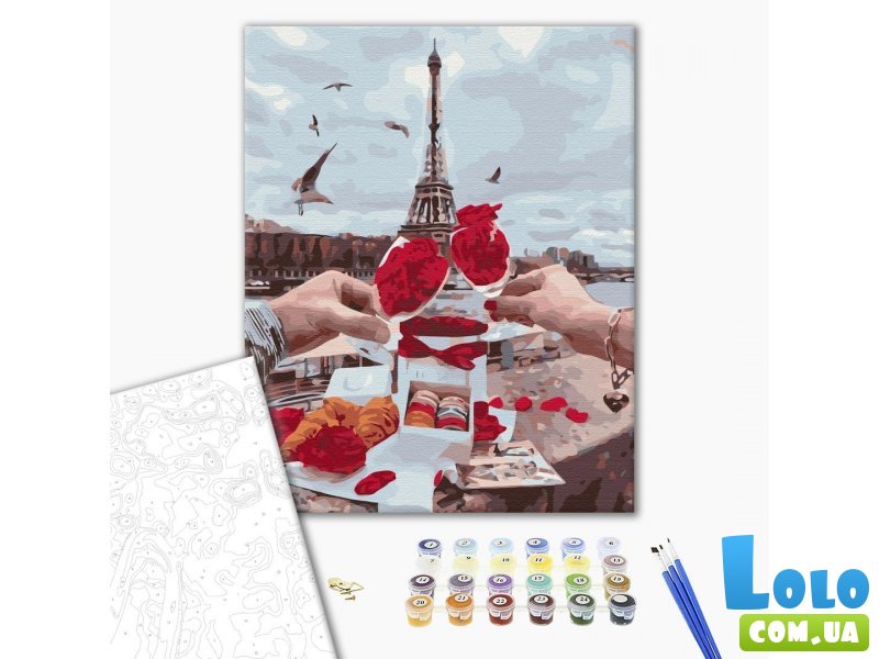 Картина по номерам Пикник в Париже, Brushme (40х50 см)