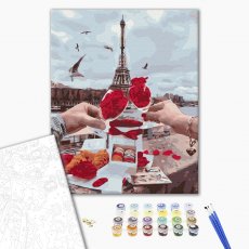 Картина по номерам Пикник в Париже, Brushme (40х50 см)