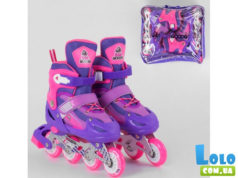 Детские ролики Best Roller, М (34-37), фиолетовые