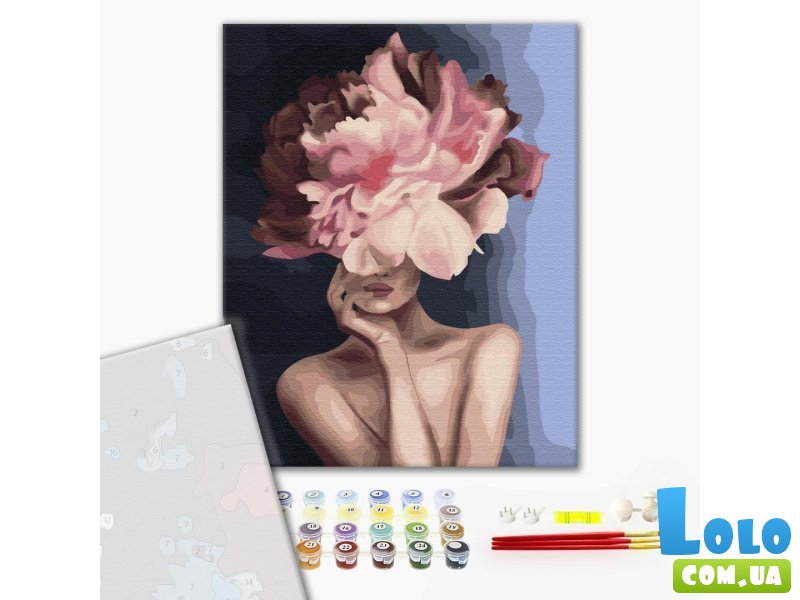 Премиум картина по номерам Изящный цветок, Brushme (40х50 см)