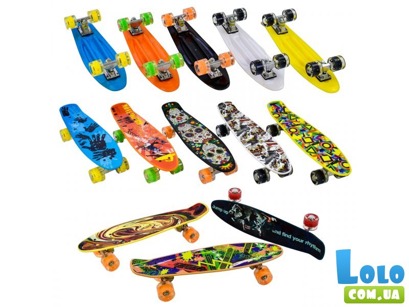Скейт Пенни Борд с рисунком (в ассортименте)